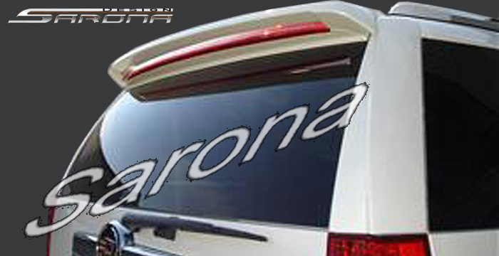 Custom Cadillac Escalade Roof Wing  SUV/SAV/Crossover (2007 - 2012) - $199.00 (Manufacturer Sarona, Part #CD-008-RW)